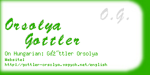 orsolya gottler business card